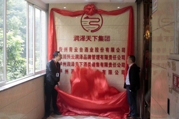 瀘州潤澤天下集團(tuán)公司正式揭牌成立